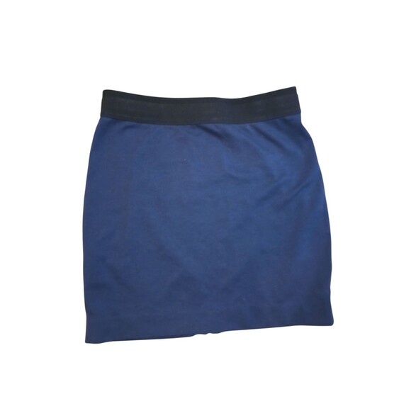 bcbgmaxazria Mini Skirt Zipper Size Small Blue - Picture 1 of 3